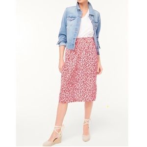 JCrew factory floral skirt